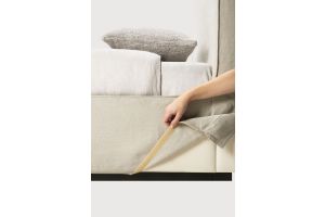 REVIVE BED - SAND LINEN - MATTRESS 90X200 
