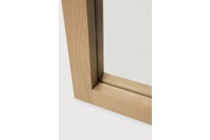 ETHNICRAFT LIGHT FRAME-FLOOR MIRROR-OAK 51299