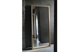ETHNICRAFT LIGHT FRAME-FLOOR MIRROR-OAK 51299