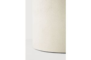 ELEMENTS DINING TABLE - VARNISHED MICROCEMENT - OFF WHITE - ROUND 150 X 150 X 76  26425