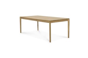 ETHNICRAFT BOK DINING TABLE - VARNISHED OAK - RECTANGULAR 180 X 90 X 76 55202