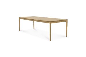 ETHNICRAFT BOK DINING TABLE - VARNISHED OAK - RECTANGULAR 220 X 95 X 76 55204
