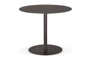 BLEND DINING TABLE - METAL TOP - DARK BRONZE - DARK BRONZE BASE - ROUND 90 X 90 X 76 60122