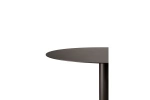 BLEND DINING TABLE - METAL TOP - DARK BRONZE - DARK BRONZE BASE - ROUND 90 X 90 X 76 60122