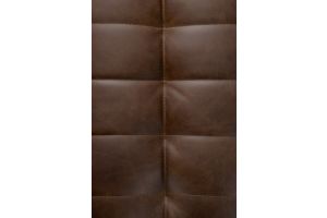 N701 MODULAR SOFA - CHESTNUT LEATHER - 2 SEATER 140 X 91 X 76 20290