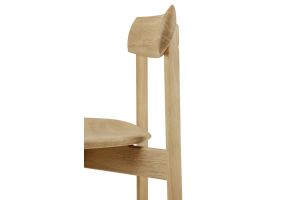 RISU DINING CHAIR - VARNISHED OAK 48 X 48 X 77 50078