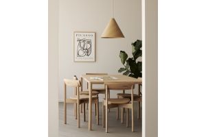 RISU DINING CHAIR - VARNISHED OAK 48 X 48 X 77 50078