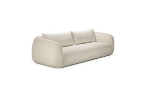 FIGUR SOFA - CHALK FABRIC - 3 SEATER 244 X 107 X 72 21403