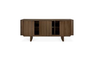 PILLAR SIDEBOARD - VARNISHED TEAK - WILD BROWN - 3 DOORS 169 X 45 X 70 14322