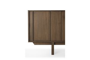 PILLAR SIDEBOARD - VARNISHED TEAK - WILD BROWN - 3 DOORS 169 X 45 X 70 14322