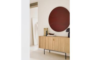 ROLLER MAX SIDEBOARD - OAK - 2 DOORS 168 X 45 X 80 50052