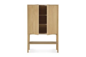 PI CUPBOARD - OAK - 2 DOORS  110 X 45 X 170 51346