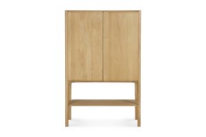 PI CUPBOARD - OAK - 2 DOORS  110 X 45 X 170 51346
