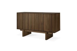 PILLAR SIDEBOARD - VARNISHED TEAK - WILD BROWN - 2 DOORS 119 X 45 X 70 14321