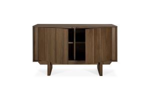 PILLAR SIDEBOARD - VARNISHED TEAK - WILD BROWN - 2 DOORS 119 X 45 X 70 14321