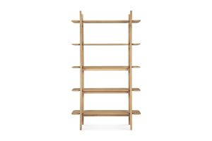 PI RACK - OAK - 5 SHELVES 110 X 39 X 187 51347