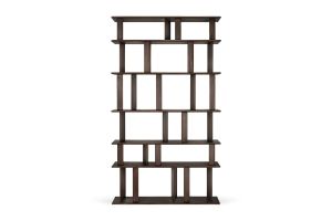 BLOCK RACK - VARNISHED MAHOGANY - ESPRESSO MATTE 120 X 33 X 207 35176