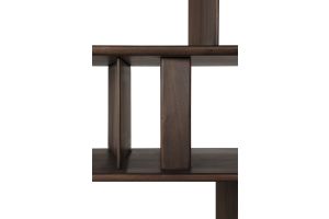 BLOCK RACK - VARNISHED MAHOGANY - ESPRESSO MATTE 120 X 33 X 207 35176
