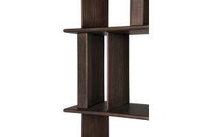 BLOCK RACK - VARNISHED MAHOGANY - ESPRESSO MATTE 120 X 33 X 207 35176