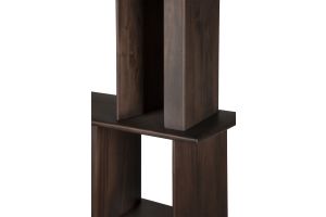 BLOCK RACK - VARNISHED MAHOGANY - ESPRESSO MATTE 120 X 33 X 207 35176