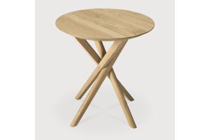 ETHNICRAFT OAK MIKADO SIDE TABLE 50x50