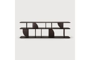 GEOMETRIC SOFA CONSOLE - TEAK 210 x 35 x 67	