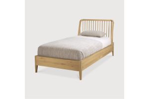 ETHNICRAFT OAK SPINDLE BED (WITHOUT SLATS) 90x200 51251