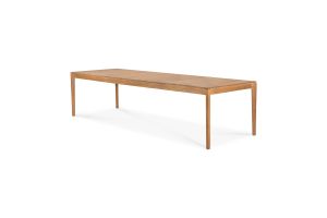 ETHNICRAFT TEAK BOK OUTDOOR EXTENDABLE DINING TABLE 200/300 x 100 x 76 10304