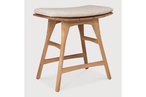 ETHNICRAFT OSSO OUTDOOR STOEL TEAK NATUREL FABRIC 10358