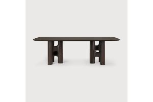 FLOW DINING TABLE - VARNISHED MAHOGANY - 250 x 113 x 76 35094