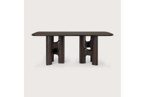 FLOW DINING TABLE - VARNISHED MAHOGANY -  200 x 110 x 76 35092