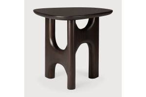 FLOW SIDE TABLE VARNISHED MAHOGANY  ROSE BROWN  54 x 50 x 46 CM 35096