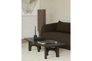 FLOW COFFEE TABLE VARNISHED MAHOGANY ROSE BROWN 150 x 60 x 34 CM 35097
