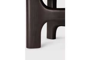 FLOW COFFEE TABLE VARNISHED MAHOGANY ROSE BROWN 150 x 60 x 34 CM 35097