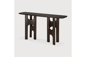 FLOW CONSOLE VARNISHED MAHOGANY  150 x 40 x 79 CM 35095