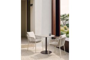 ETHNICRAFT CAPITAN OUTDOOR DINING CHAIR ALUMINIUM SAND 60221 59 x 64 x 75 CM