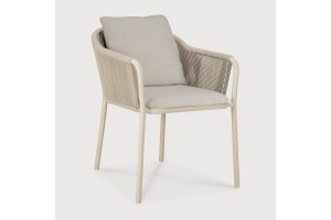 ETHNICRAFT CAPITAN OUTDOOR DINING CHAIR ALUMINIUM SAND 60221 59 x 64 x 75 CM