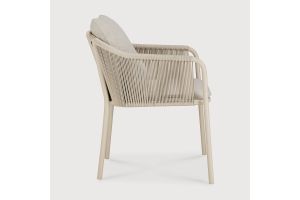 ETHNICRAFT CAPITAN OUTDOOR DINING CHAIR ALUMINIUM SAND 60221 59 x 64 x 75 CM