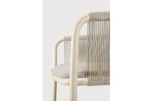 ETHNICRAFT CAPITAN OUTDOOR DINING CHAIR ALUMINIUM SAND 60221 59 x 64 x 75 CM