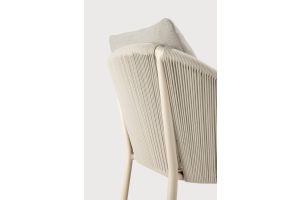 ETHNICRAFT CAPITAN OUTDOOR DINING CHAIR ALUMINIUM SAND 60221 59 x 64 x 75 CM
