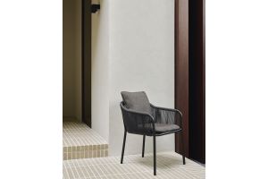 ETHNICRAFT CAPITAN OUTDOOR DINING CHAIR DARK BRONZE 60222 59 x 64 x 75 CM