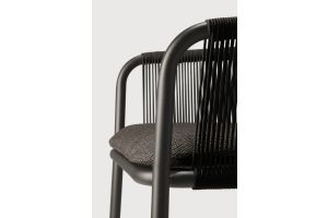 ETHNICRAFT CAPITAN OUTDOOR DINING CHAIR DARK BRONZE 60222 59 x 64 x 75 CM