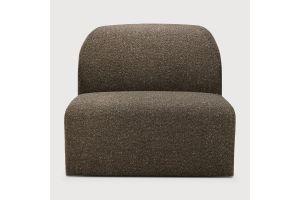 BULKY MODULAR SOFA 1 SEATER CEDAR FABRIC 21437