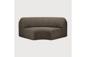 BULKY MODULAR SOFA 90 CORNER CEDAR FABRIC 21441 133 x 133 x 75