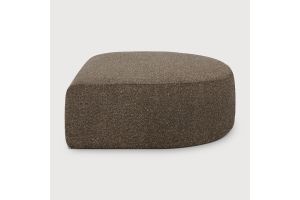 BULKY MODULAR SOFA SEMI CIRCLE STOOL CEDAR FABRIC 21443 95 x 95 x 40 CM