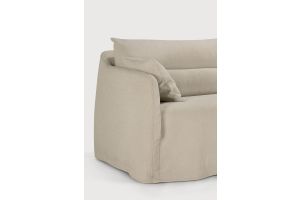 WEAVE SOFA - BONE FABRIC - 2 SEATER - 21414 200 x 95 x 75 cm
