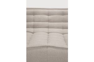 ETHNICRAFT N701 SOFA-3 ZITS ARM-BEIGE 245x91x76 20197