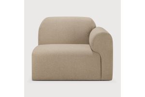 BULKY MODULAR SOFA SEATER L ARM ALMOND FABRIC 21445 95 x 95 x 75 CM