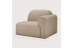 BULKY MODULAR SOFA SEATER L ARM ALMOND FABRIC 21445 95 x 95 x 75 CM