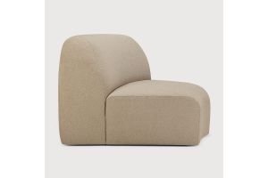 BULKY MODULAR SOFA 45 CORNER ALMOND FABRIC 21447 100 x 95 x 75 CM